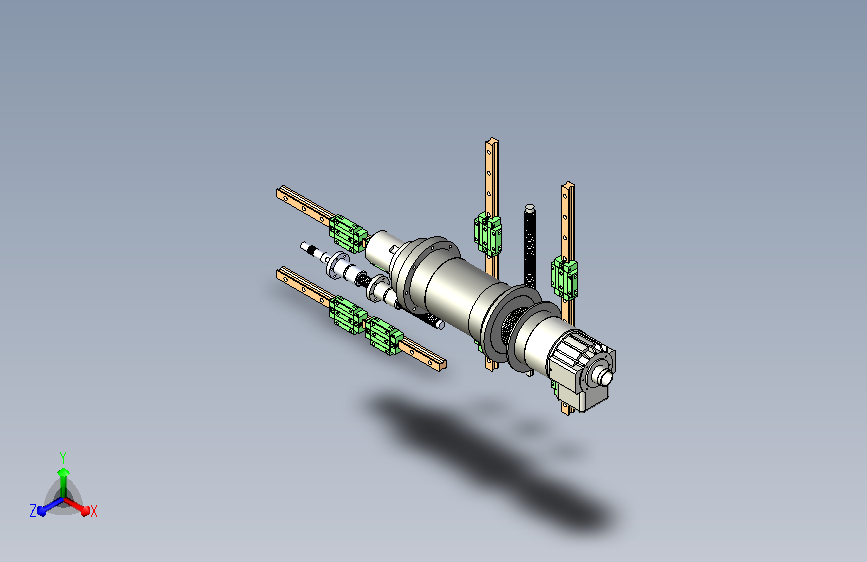 730全自动数控车床自动上下料