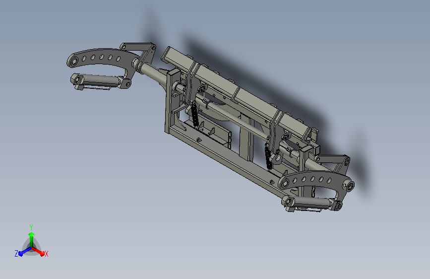 5.5吨新能源压缩式垃圾车翻桶机构