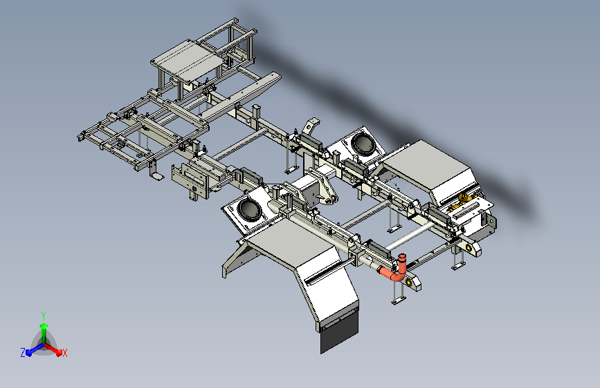 6吨新能源洗扫车车架总成