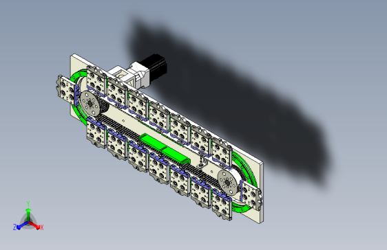 23-255-椭圆同步带环形导轨（大板）