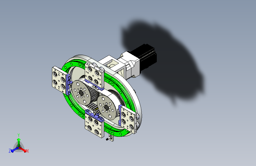 23-300-椭圆同步带环形导轨（大板）