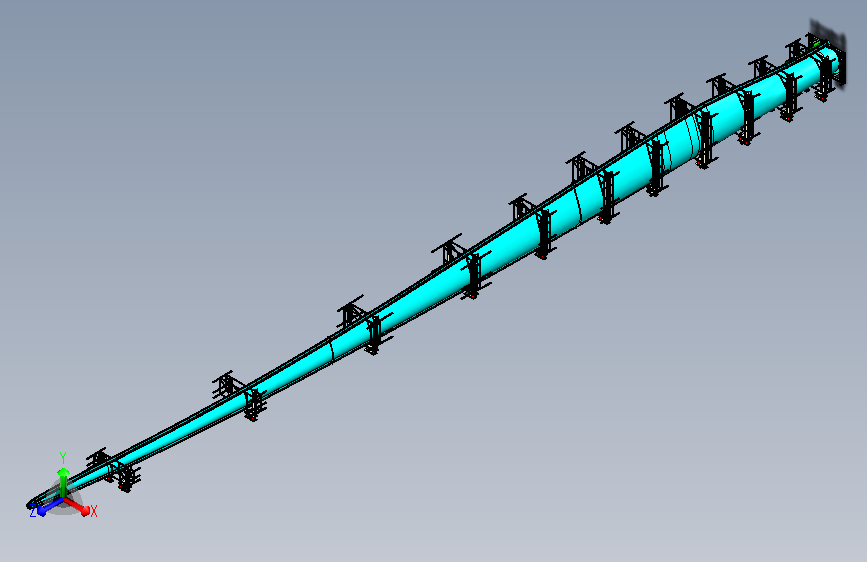 112米风电叶片模型