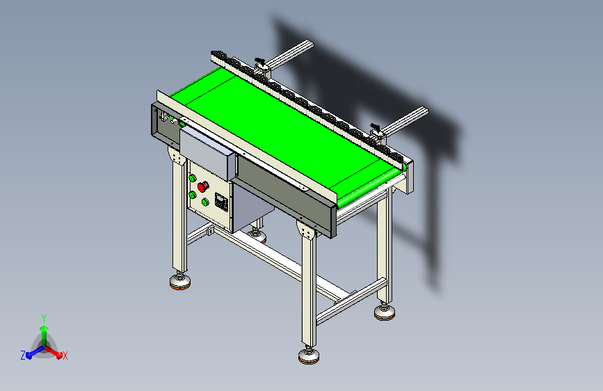 1000 380 动力皮带输送线