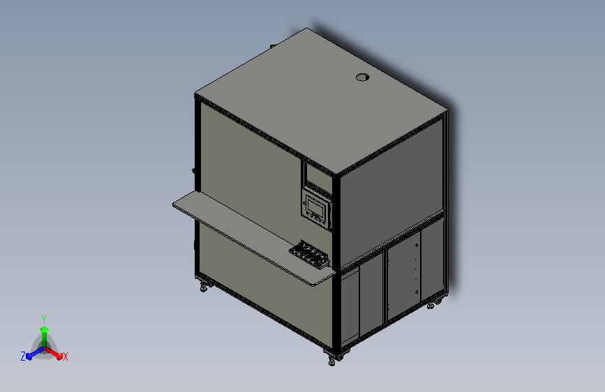 PCB电路板压装设备3D模型