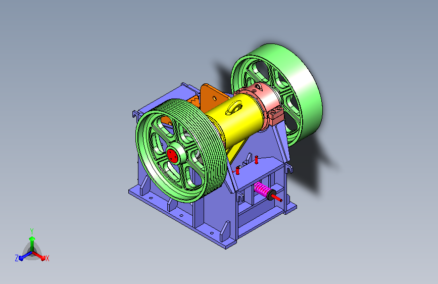 PE400X600颚式破碎机