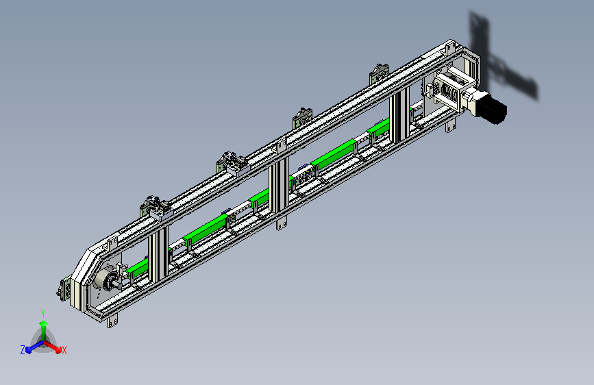 V25-300椭圆链条环形导轨（型材）