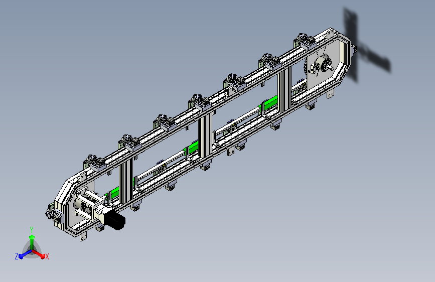 V25-351椭圆链条环形导轨（型材）
