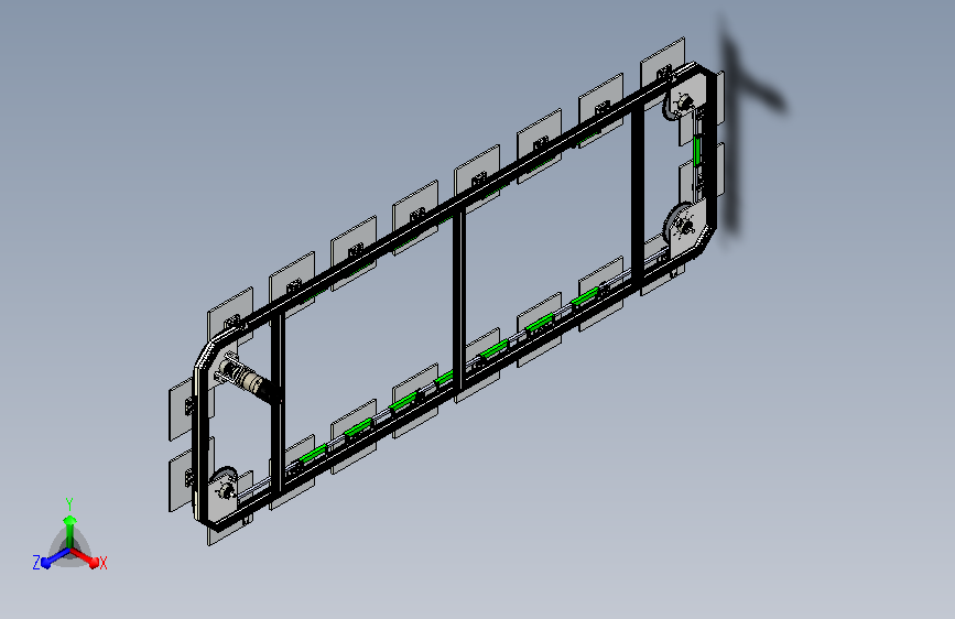 V44-468矩形链条环形导轨（型材）
