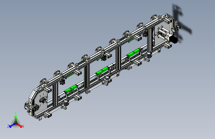 V44-468椭圆同步带环形导轨（型材）