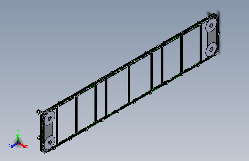 V44-800矩形链条环形导轨（型材）
