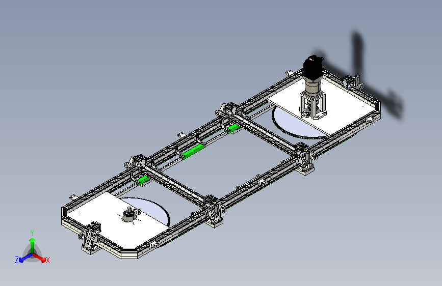 V44-800椭圆链条环形导轨（大板）