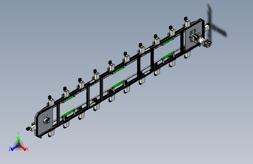 V50-400椭圆链条环形导轨（型材）
