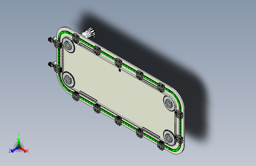 V50-468矩形链条环形导轨（大板）