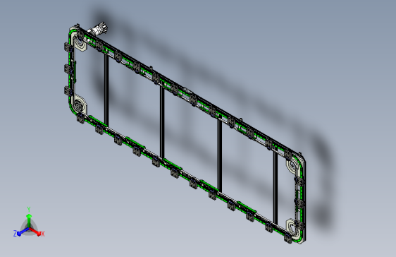 V50-468矩形链条环形导轨（型材）