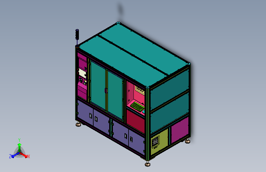 标准机架（一体式）