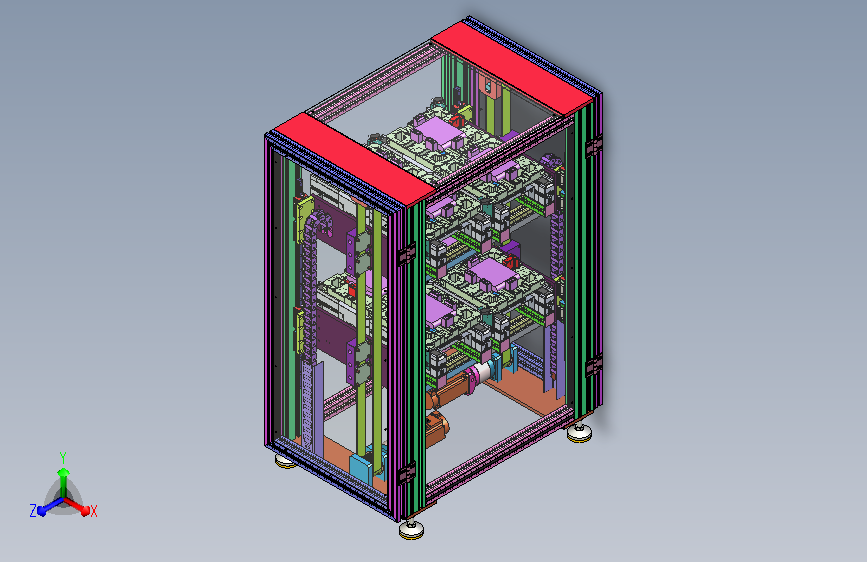 并排双工位伺服提升机