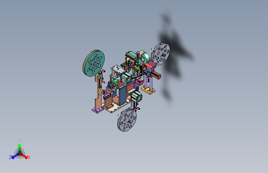 冲切机构（收放卷）