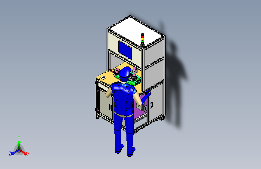 冲压钣金半自动喷墨设备