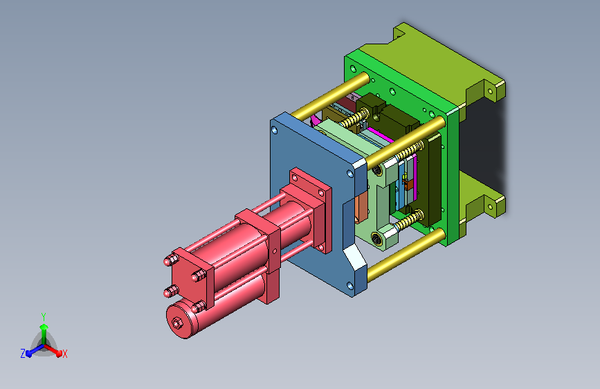 冲压裁切摸机构