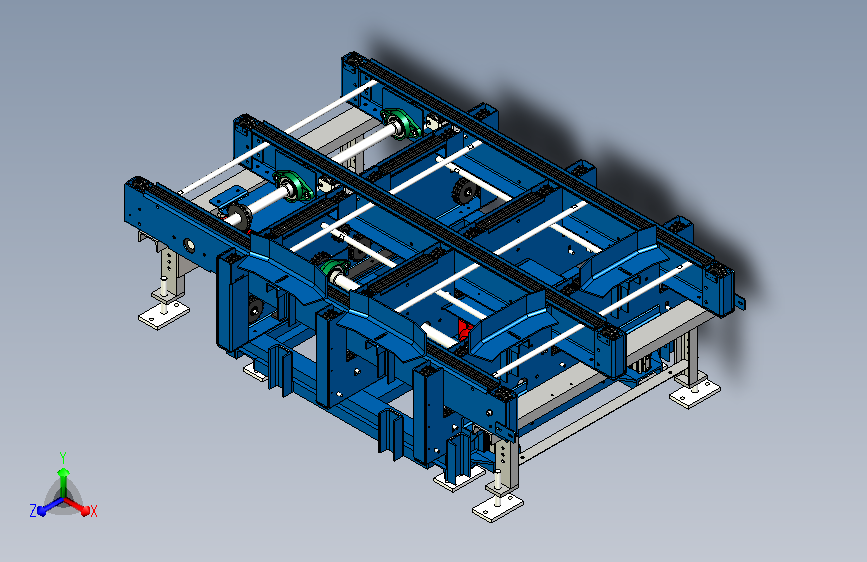 垂直转垛顶升移栽链条输送机