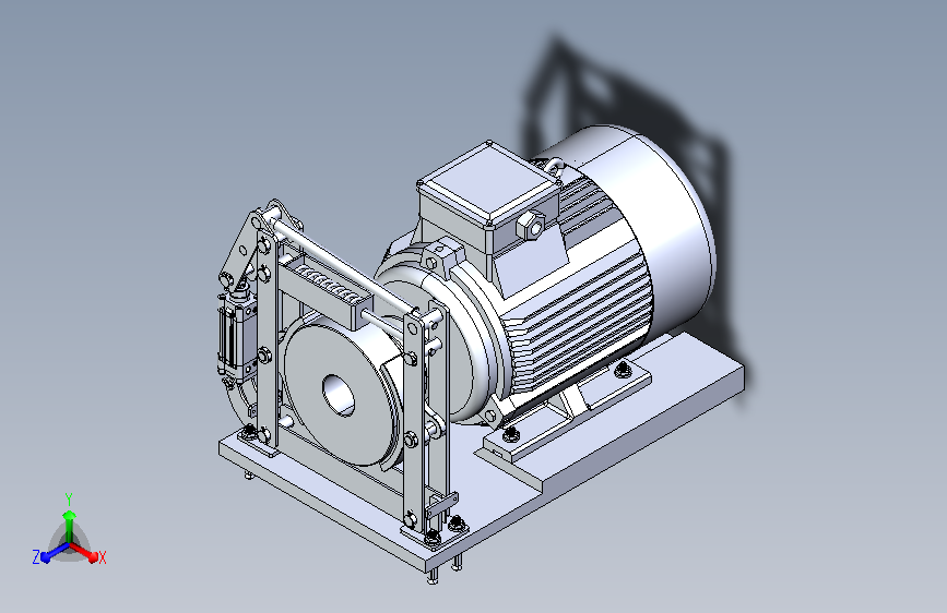 大功率电机刹车系统