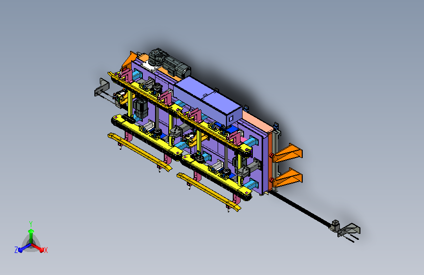 带链条机RGV运输小车