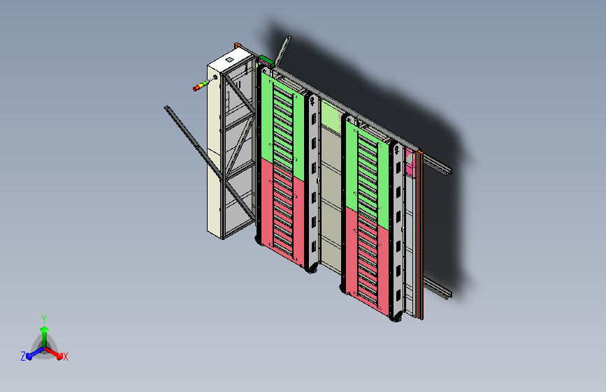 带链条输送RGV小车