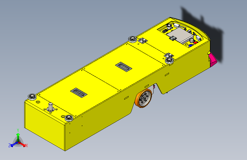单向潜伏牵引AGV