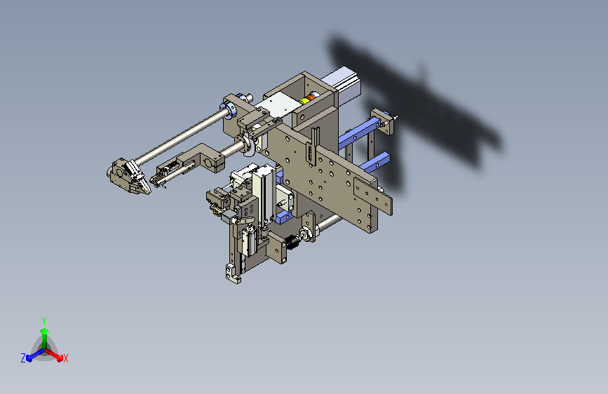 单轴绕线机包胶带组件