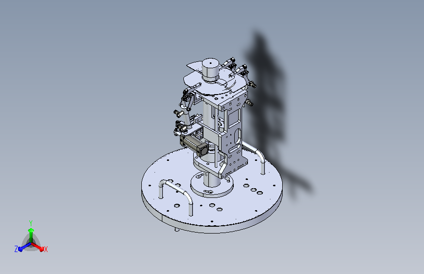 福田汽车减震筒焊接工装