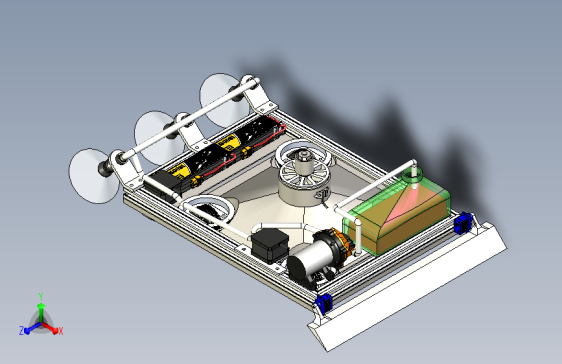 负压吸附式擦玻璃机器人