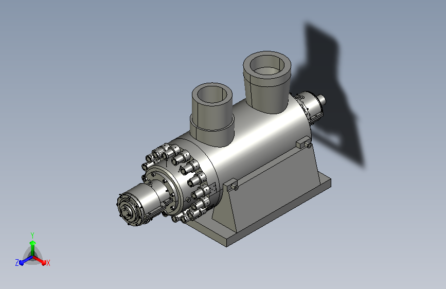给水泵三维模型