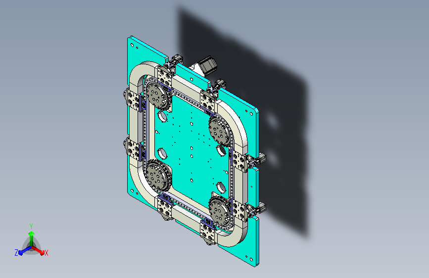 矩形链条环形导轨Y300-G