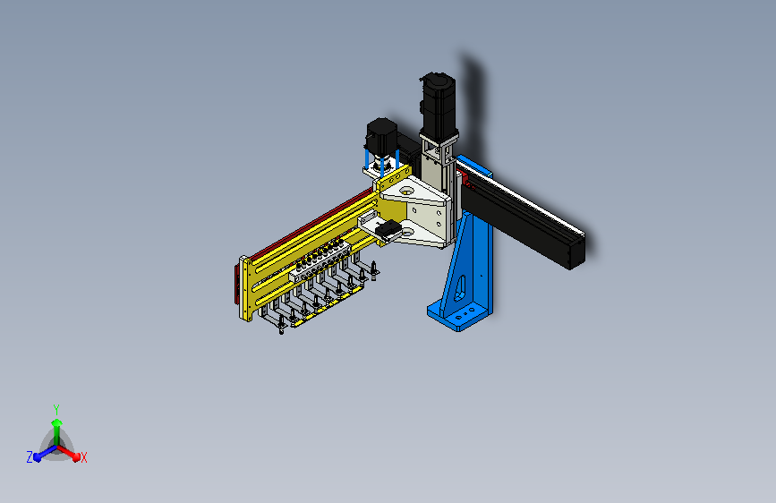 可变间距取料机械手