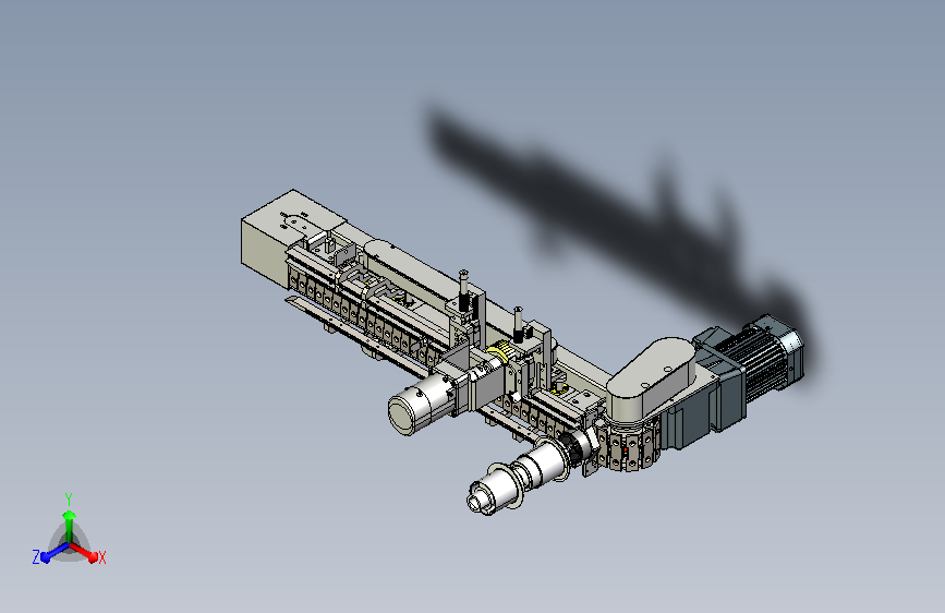 可调带阻挡板链输送线