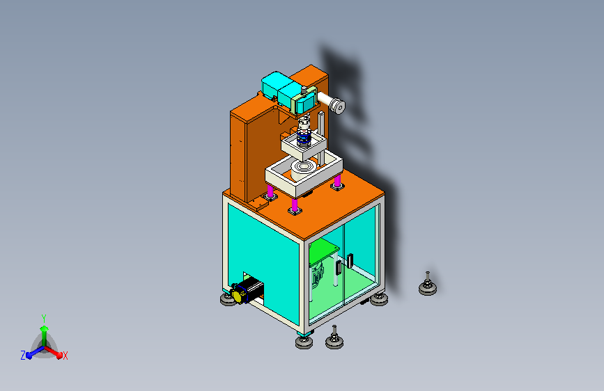 连续油管摩擦磨损试验台架