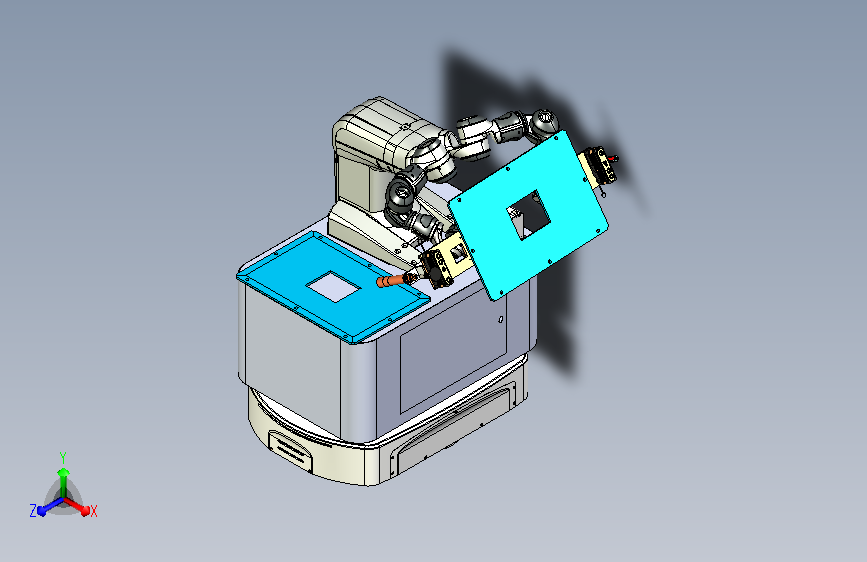 零件安装并螺丝锁付全自动机器人