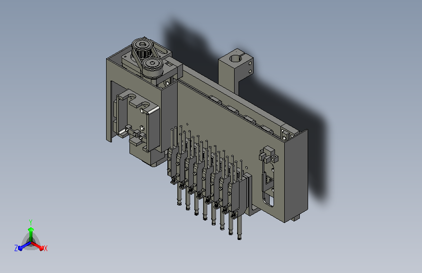 凸轮槽变距机构（分料机构）
