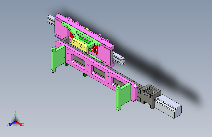 移位调间距模组