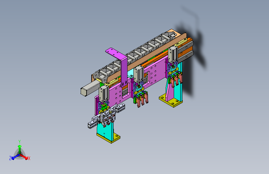 自右向左搬运分料变间距模组