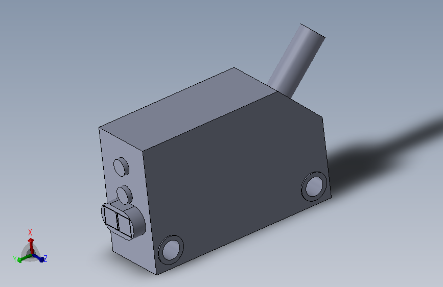 E3Z-D61光电感应器示意