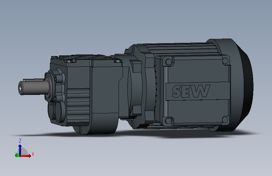 电机Мотор-редуктор RZ07DR63S4 29 об_мин, 0.12 кВт, вал 20х40, позиция М1, кл. коробка 0°, каб. ввод X Sew Eurodrive