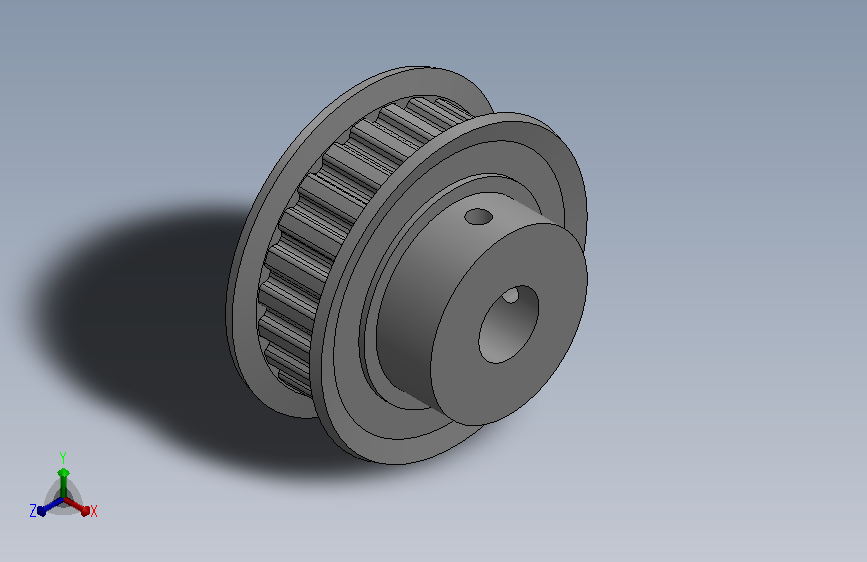 同步带轮 EAF31-XL037-24-B-P-d10-MC_a
