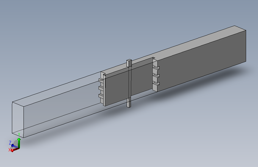 传统大横梁榫接结构