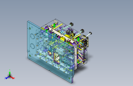DJNA2-小仪表型腔弹块结构