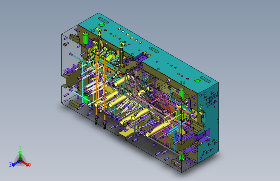 FHHA1-仪表板副驾驶侧弹块结构