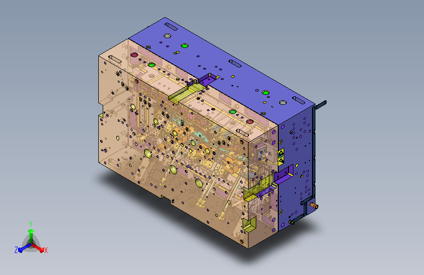 FKDA1-仪表板前沿出风口大滑块结构