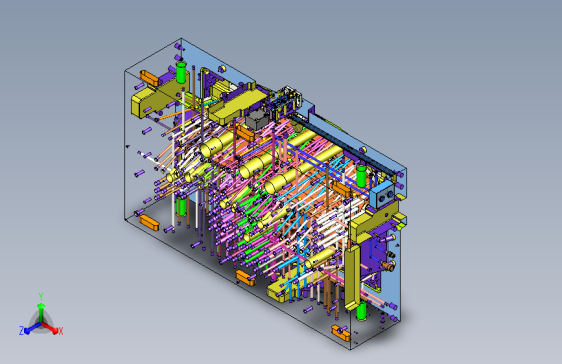 FMSA1-仪表板型腔圆孔抽芯结构