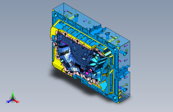 M150099-SUV后侧尾数据-一侧与B柱模具结构一致