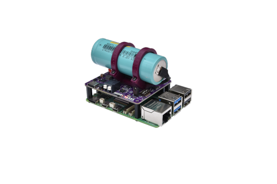 A0007119-AQEX qUPS-P-BC - 多化学电池 Raspberry Pi UPS HAT 带集成电池管理